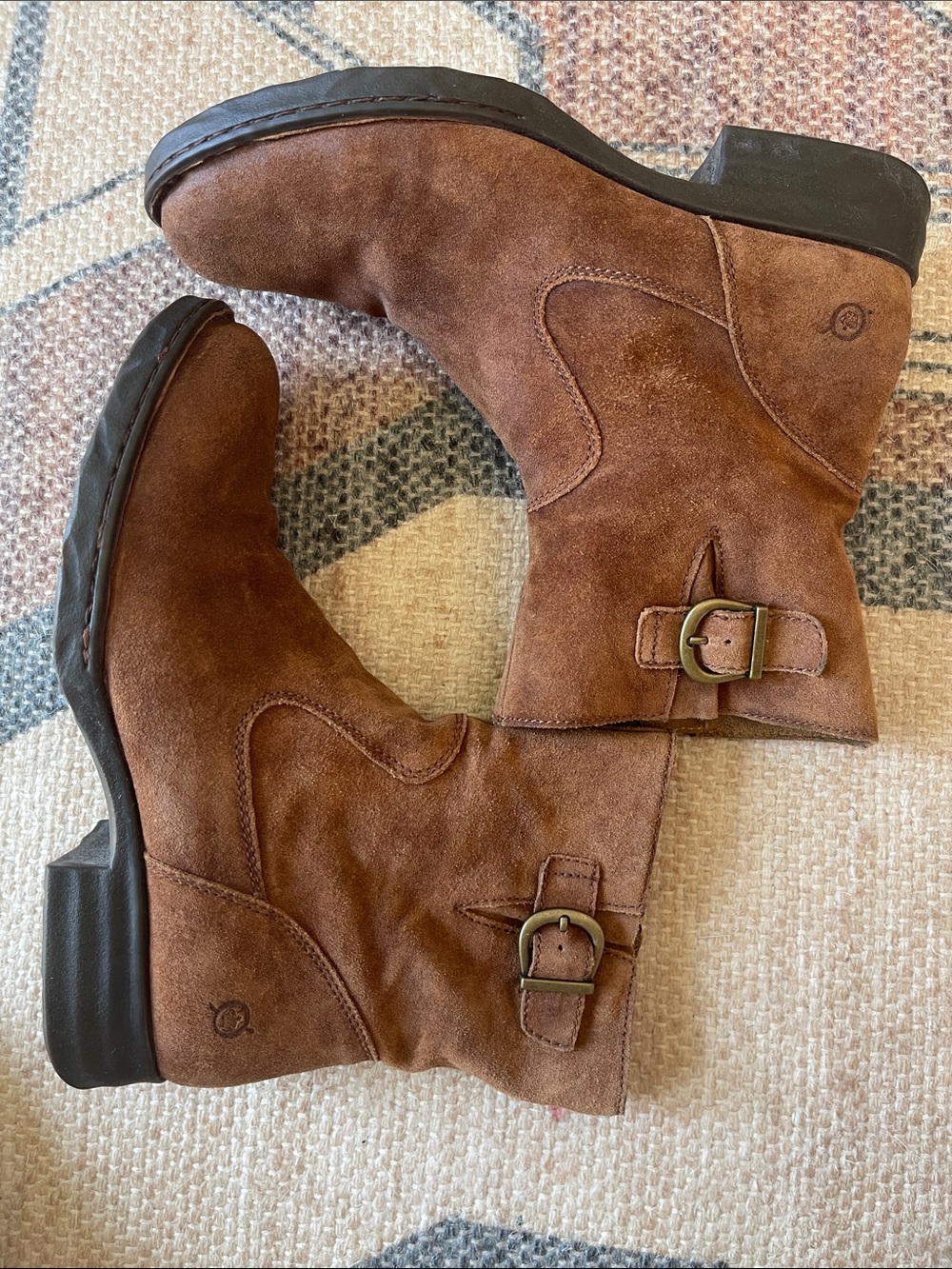Born Brown Suede Ankle Boots